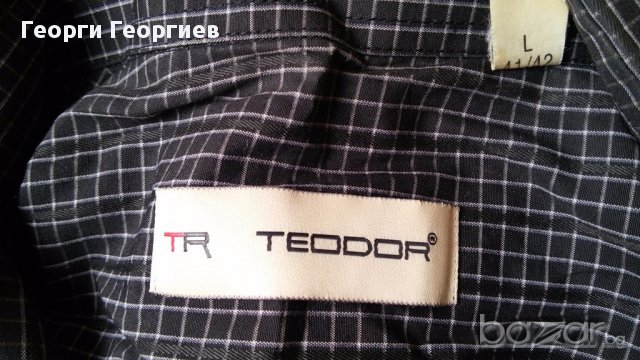 Мъжка риза Teodor/Теодор, 100% оригинал, снимка 5 - Ризи - 17630079