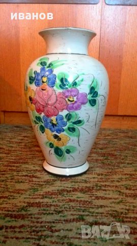 Голяма Рустик стил ваза за чадъри или папрат  70-те год., снимка 5 - Колекции - 22922693