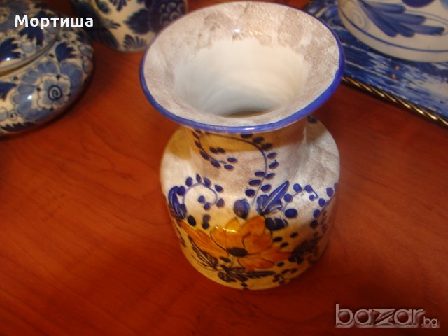 Deruta колекционерска ръчно изработена ваза, снимка 2 - Колекции - 21091151