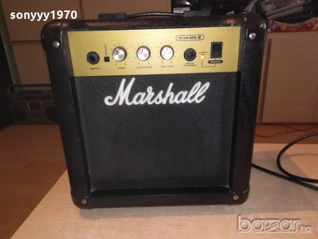 marshall-китарен усилвател-внос англия-30х30х18см, снимка 7 - Ресийвъри, усилватели, смесителни пултове - 21315827