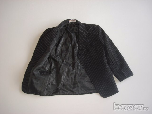 Елегантно черно сако за момче, 122 см. , снимка 4 - Детски якета и елеци - 16381389