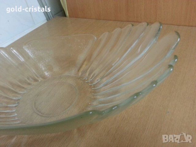 Овална стъклена купа, снимка 7 - Аксесоари за кухня - 22630135