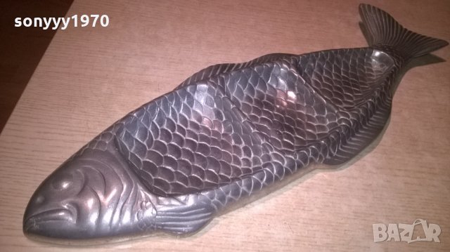 голяма риба-ретро колекция-масивна-50х17см-внос швеция