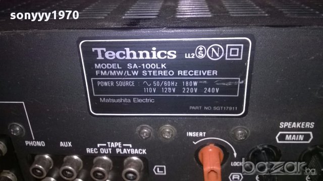 technics matsushita electric-ресивър/стерео-внос швеицария, снимка 6 - Ресийвъри, усилватели, смесителни пултове - 17200845