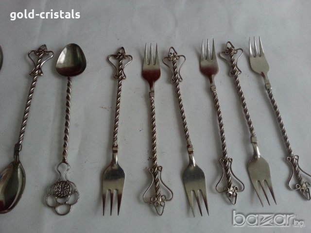  вилици и лъжици филигран, снимка 12 - Антикварни и старинни предмети - 20036262