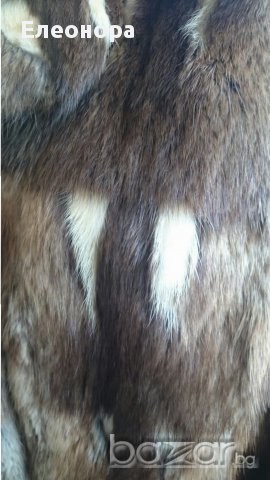  Палто от естествен косъм Лисица, снимка 4 - Палта, манта - 16630110
