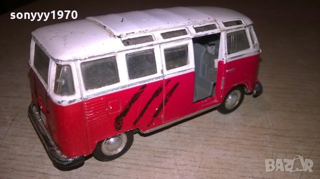 volkswagen-11x5x5-см-метален бус-ретро колекция, снимка 7 - Колекции - 22023430