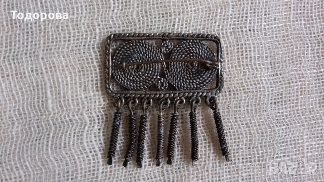 Възрожденска брошка, снимка 3 - Антикварни и старинни предмети - 23514956