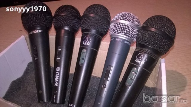 akg/shure/behringer/yamaha-микрофони 125лв за броика, снимка 2 - Микрофони - 19385202