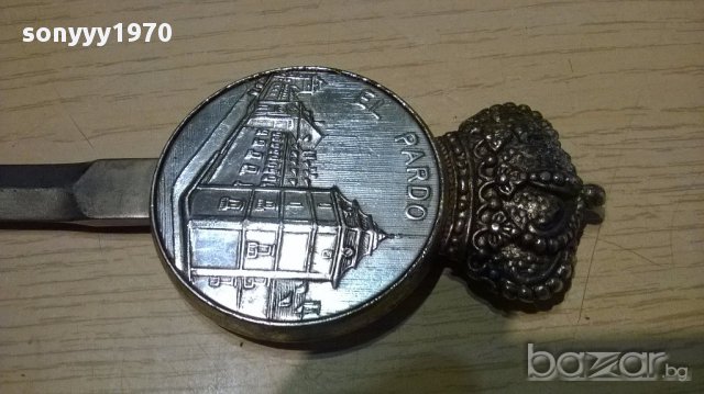 El parado-нож за колекция-21/5см-внос швеицария, снимка 4 - Антикварни и старинни предмети - 15471076