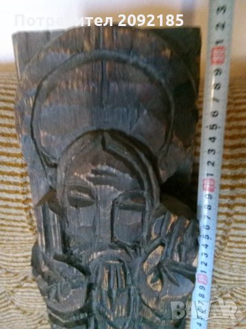Дърв.,скуптура, снимка 2 - Други ценни предмети - 26002244