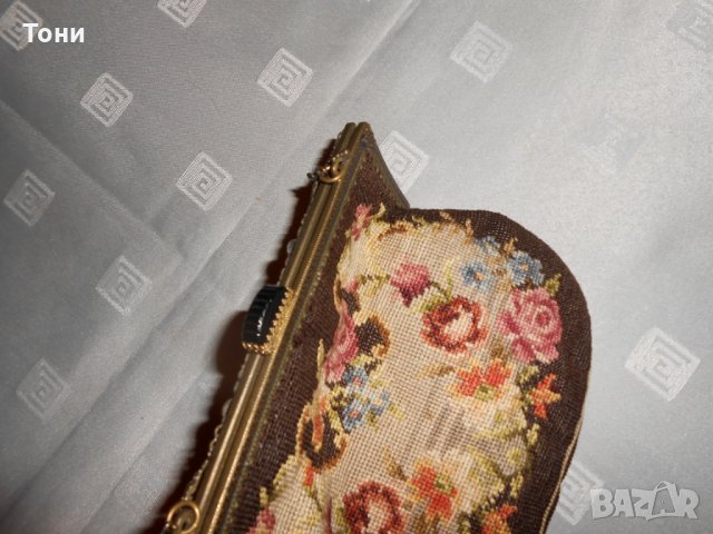 Колекционерска дамска чанта с черен камък 190- 1920 г, снимка 7 - Антикварни и старинни предмети - 23111937