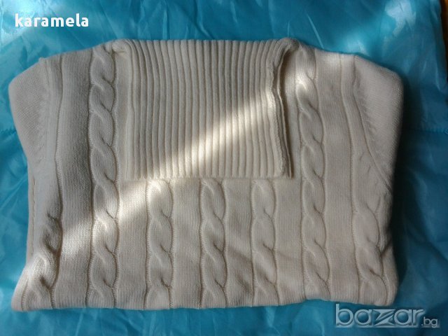 кремаво ново поло, снимка 1 - Блузи с дълъг ръкав и пуловери - 8595989