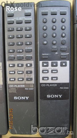 Sony-Дистанционни 3 , снимка 5 - Аудиосистеми - 20528476