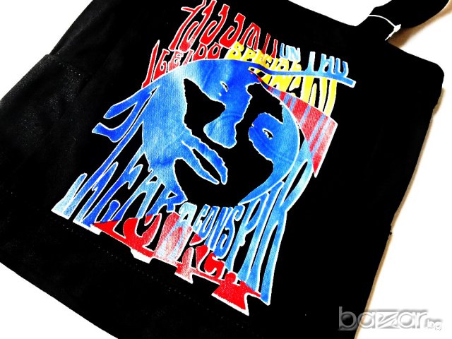 Спортна чанта с две дръжки в стил "Графити", снимка 4 - Чанти - 17132288