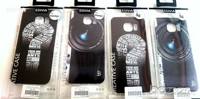 Силиконов кейс Edivia с принт за Samsung Galaxy S6 S6 Edge / 2 модела, снимка 3 - Калъфи, кейсове - 21433338