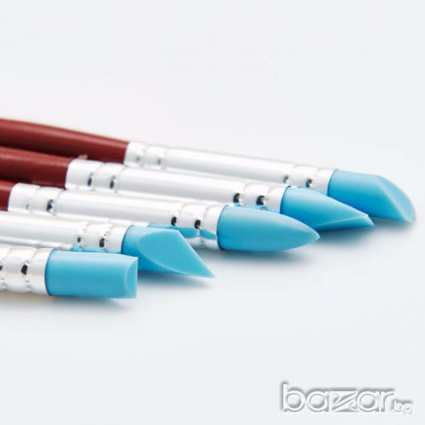 5 бр инструмент за оформяне декориране скулптуриране моделиране, снимка 2 - Комплекти и лотове - 17800491