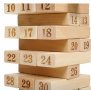 Дървена Дженга Кула с 4 зара и 54 блокчета JENGA / дървен строител , снимка 4