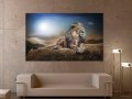 Картина лъв, картинно пано, картина животни, канава, декоративно пано от части № 094, снимка 3