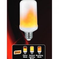 LED крушка горящ ПЛАМЪК , снимка 2 - Лед осветление - 23944559