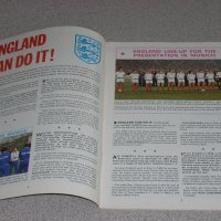 Англия - Бразилия оригинална футболна програма от 1978 г. - Зико, Кевин Кийгън, снимка 2 - Други ценни предмети - 19924467