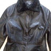 Дамско кожено палто р-р М, снимка 5 - Палта, манта - 23730666