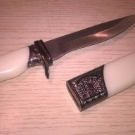 Красив и стилен нож с кания-21/4см-внос швеицария, снимка 3 - Антикварни и старинни предмети - 16095360
