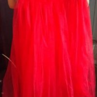 Червена рокля, снимка 2 - Рокли - 25928671