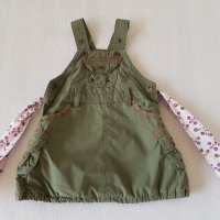 Ватиран сукман H&M 3-6 месеца, снимка 2 - Бебешки рокли - 24741687
