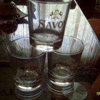 стъклени чаши за уиски, снимка 1 - Чаши - 25306494