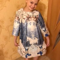 Рокля Еднорог от 1 до 7 години, снимка 9 - Детски рокли и поли - 23634663