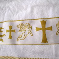 Кокплект 2 броя кърпи за Кръщене, снимка 9 - Подаръци за кръщене - 8122417