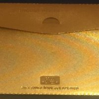 Прекрасен позлатен плик за златните банкноти , 24 карата златно фолио, снимка 2 - Нумизматика и бонистика - 14319901