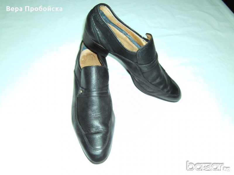 Мъжки кожени обувки българско пр-во., снимка 1