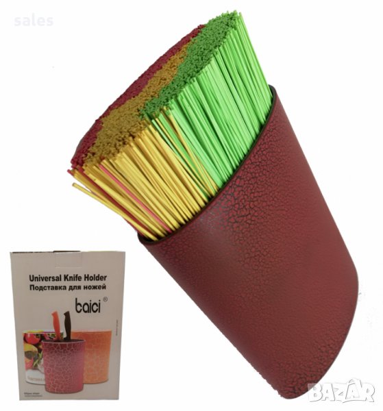 Универсална поставка за ножове Baici, мрамор, елипса, снимка 1