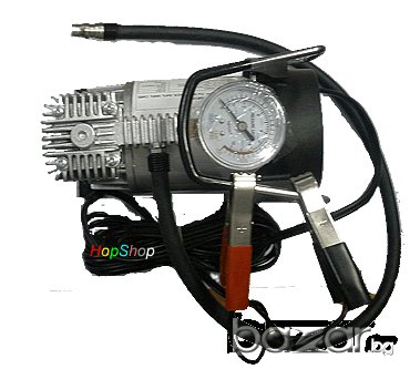 Мощен Компресор 12v.-метален за надуване на авто гуми,велосипедни гуми, снимка 1
