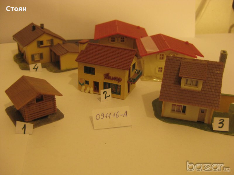 Сгради за Макет в Мащаб Z (1:220),091116-А, Отлично Състояние(номер 091116-А), снимка 1