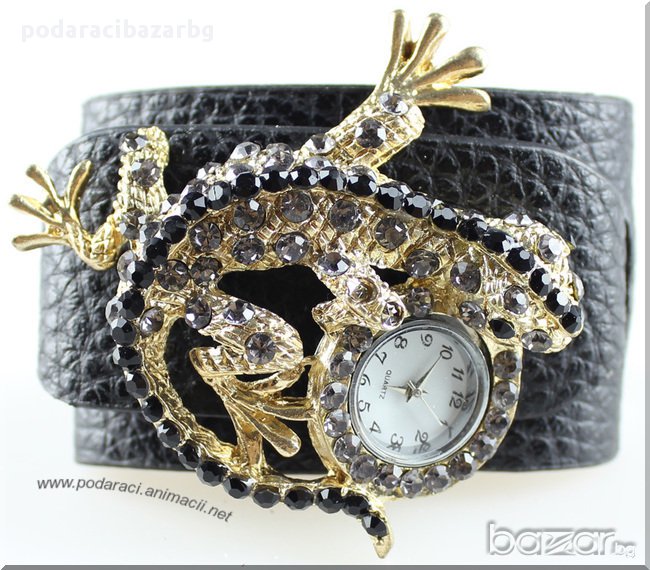 ГРИВНА - ЧАСОВНИК С КРИСТАЛЕН ГУЩЕР, снимка 1