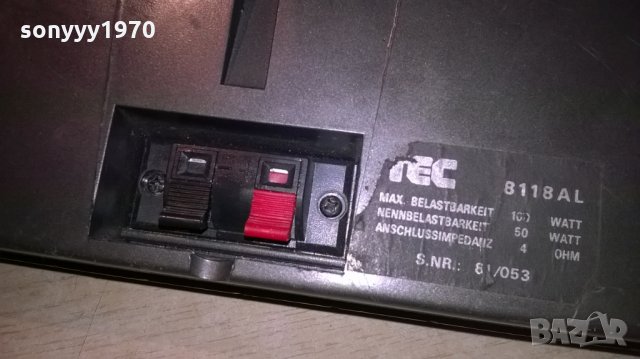 tec 2x100w-2бр тонколони-28х15х13см-внос швеицария, снимка 12 - Тонколони - 22702962