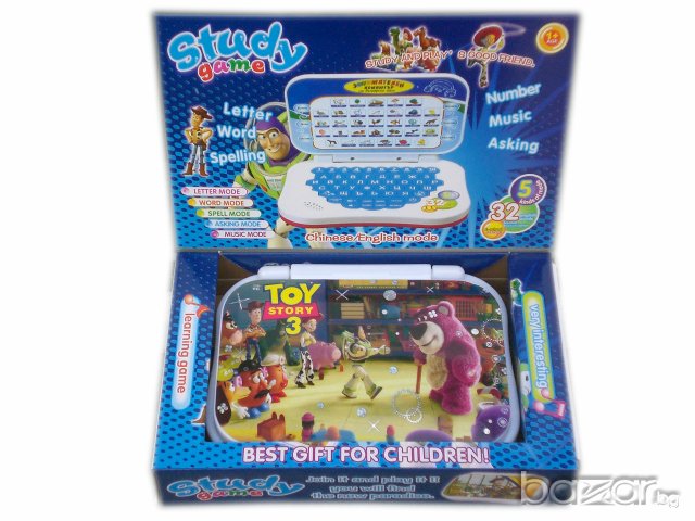 Детски компютър лаптоп на български език 292009, снимка 5 - Образователни игри - 7320628