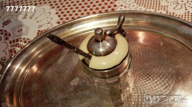 Старинна захарница, снимка 2 - Антикварни и старинни предмети - 19616298