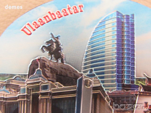  Автентичен магнит от Монголия-серия-18, снимка 3 - Колекции - 21136034