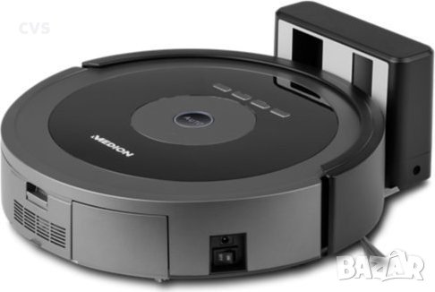 Робот прахосмукачка MEDION MD 17225, литиево-йонна батерия, Лазерно сканиране, 3 програми, Таймер, Ч, снимка 3 - Прахосмукачки - 23119142