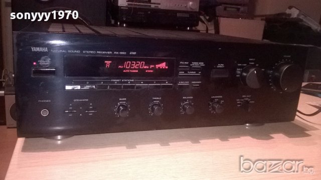 Yamaha rx-550 stereo receiver made in japan-внос швеицария, снимка 9 - Ресийвъри, усилватели, смесителни пултове - 15542299