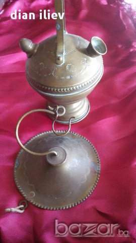 Някакъв съд от жълт метал, снимка 6 - Антикварни и старинни предмети - 13904199