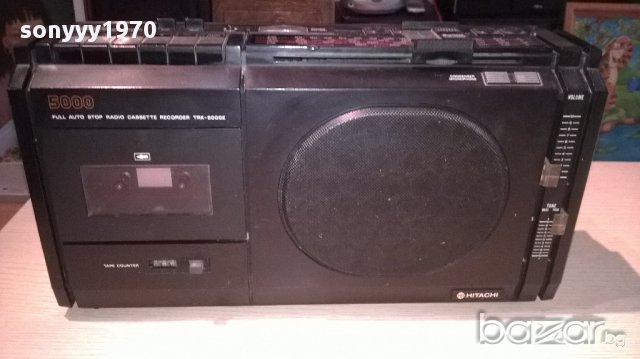 hitachi trk-5000e-made in japan stereo cassette recorder-внос швеицария, снимка 2 - Ресийвъри, усилватели, смесителни пултове - 12255976