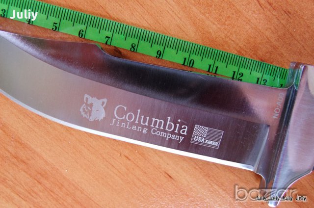 Ловен нож с фиксирано острие COLUMBIA SA41, снимка 12 - Ножове - 14801904