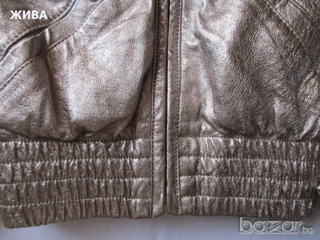 ЕСТЕСТВЕНА КОЖА - дизайнерско яке на 4IT VINTAGE BLEND OF AMERIKA, снимка 7 - Якета - 13533759