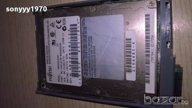 Fujitsu hard drive-за лаптоп-внос швеицария, снимка 12 - Ресийвъри, усилватели, смесителни пултове - 14708028