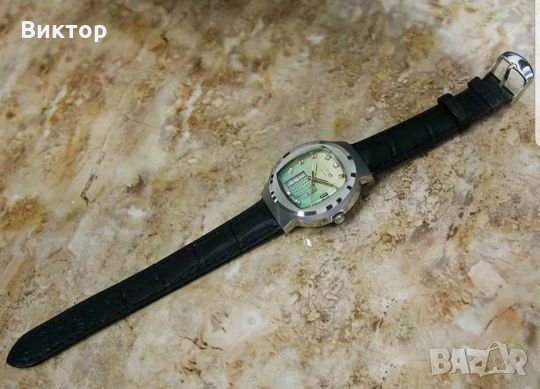 Ориент Календар 1970 година изключително  много рядък часовник.Окончателна цена., снимка 6 - Антикварни и старинни предмети - 24975957